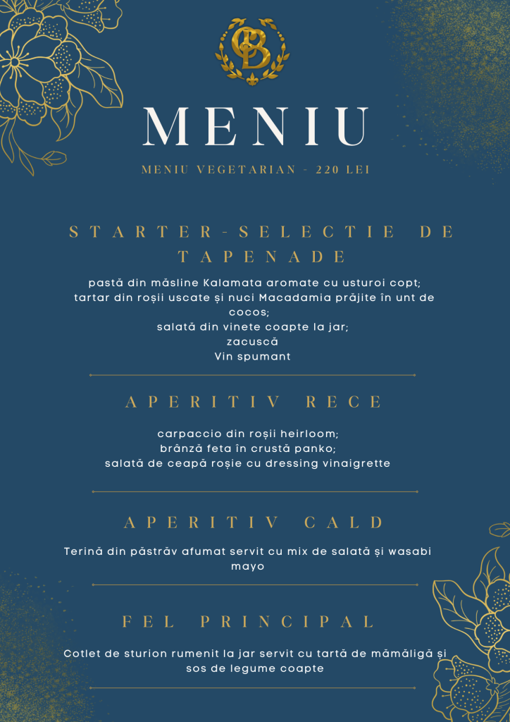 meniu conacul buzdugan serata iluziva