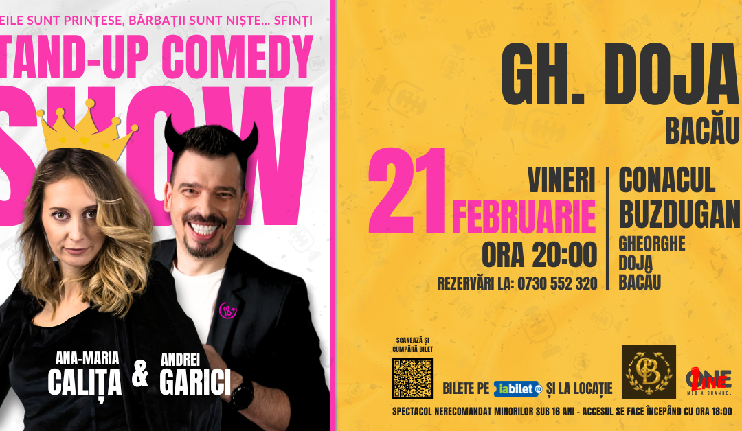 Prințese și… Sfinți | Stand Up Comedy cu Ana-Maria Calița și Andrei Garici